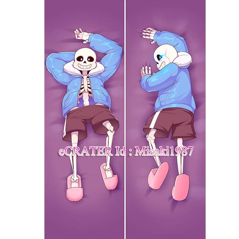 Undertale Dakimakura Sans Anime Hugging Body Pillow Case Cover