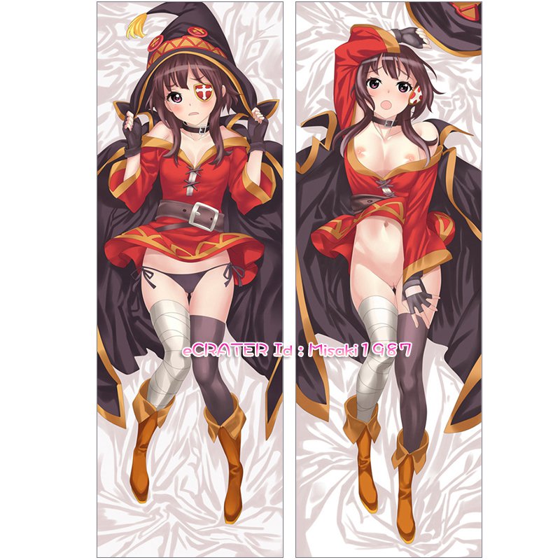 megumin body pillow case