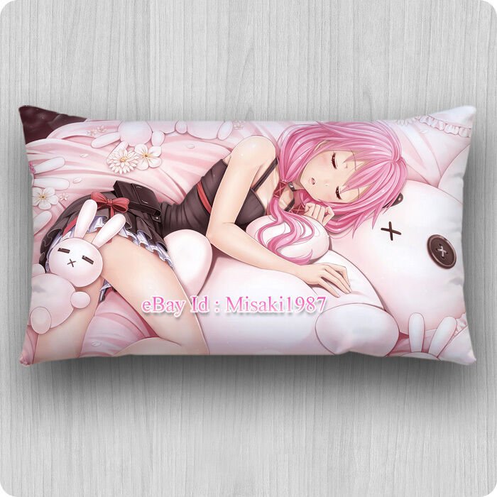 Guilty Crown Dakimakura Inori Yuzuriha Anime Hugging Pillow Case Cover Cushion