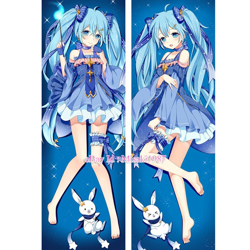 Vocaloid 2017 Dakimakura Hatsune Miku Anime Girl Hugging Body Pillow Cover Cases