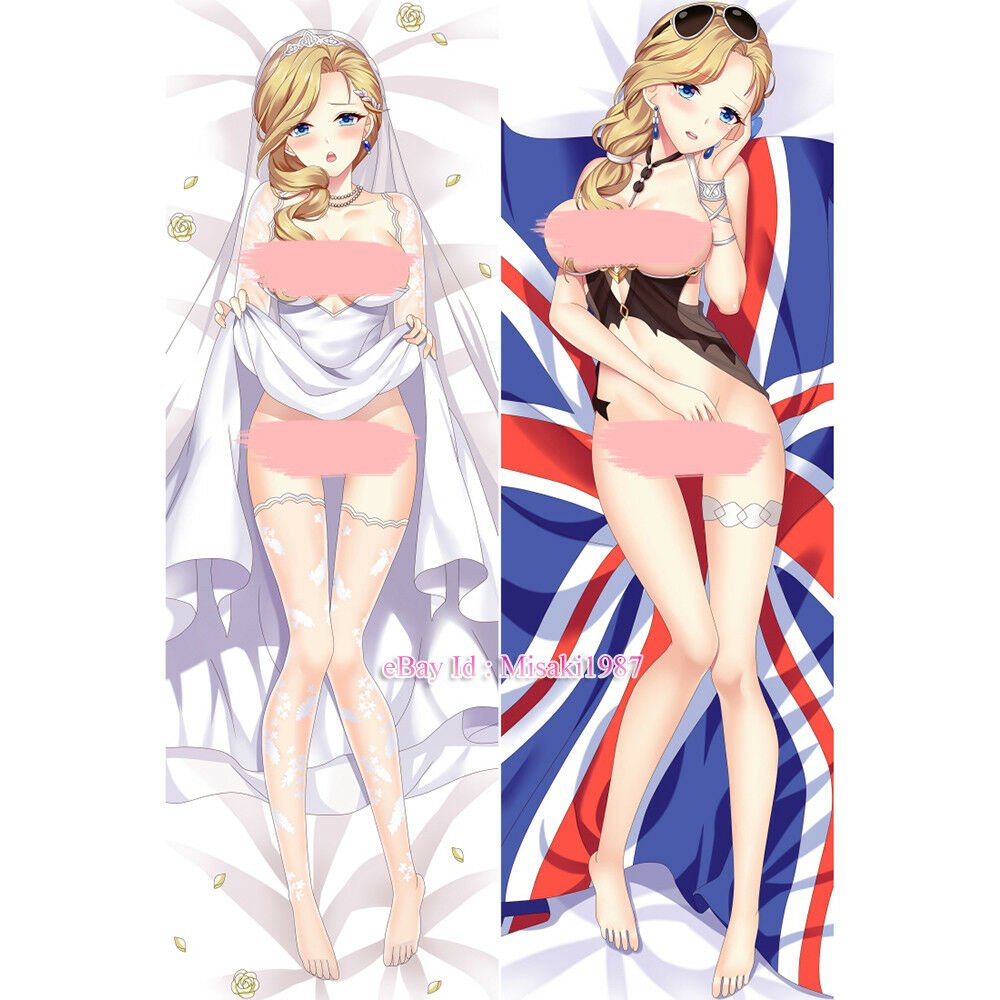 アズールレーン Azur Lane Hood Anime Girl Dakimakura Hugging Body Pillow Case Cover 2