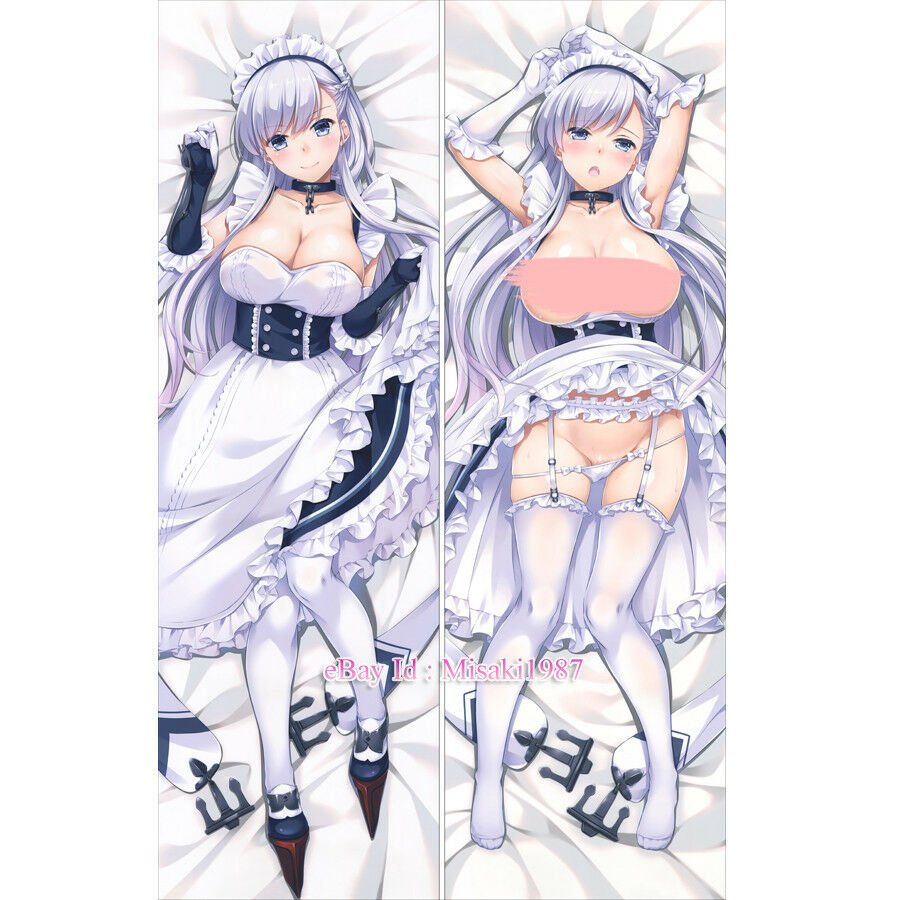 ã¢ãºã¼ã«ã¬ã¼ã³ Azur Lane Belfast Anime Girl Dakimakura Hugging Body Pillow Cover Case 2