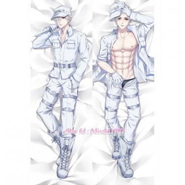 Cells At Work Dakimakura U 1146 White Blood Cell Anime Hugging Body Pillow Case