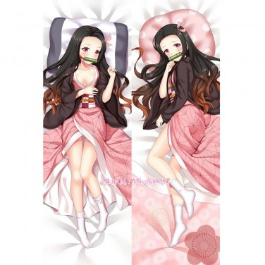 Demon Slayer Anime Girl Dakimakura Kamado Nezuko Hugging Body Pillow Case Cover