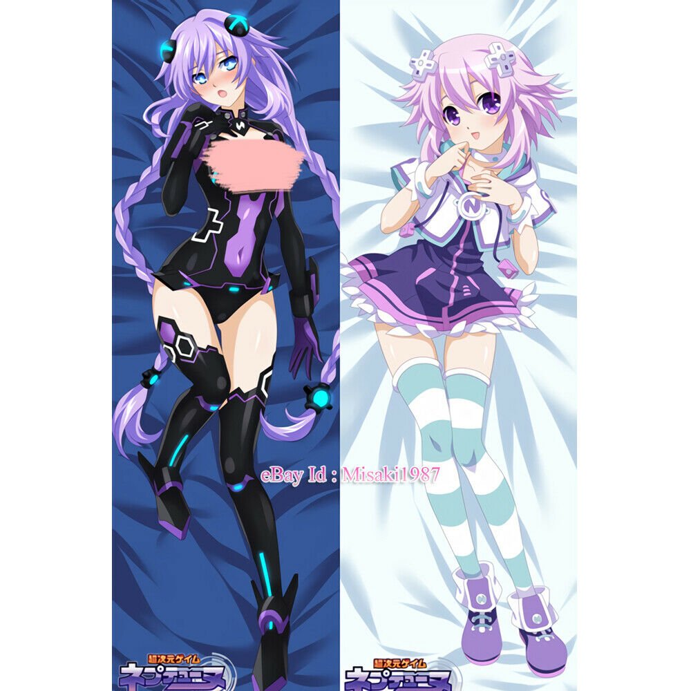 Hyperdimension Neptunia Anime Dakimakura Neptune Hugging Body Pillow Cases Cover 1237