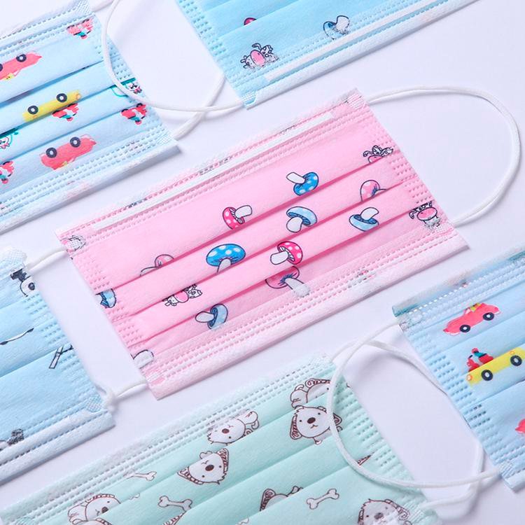10 PCS Disposable 3ply Kids Mouth Masks