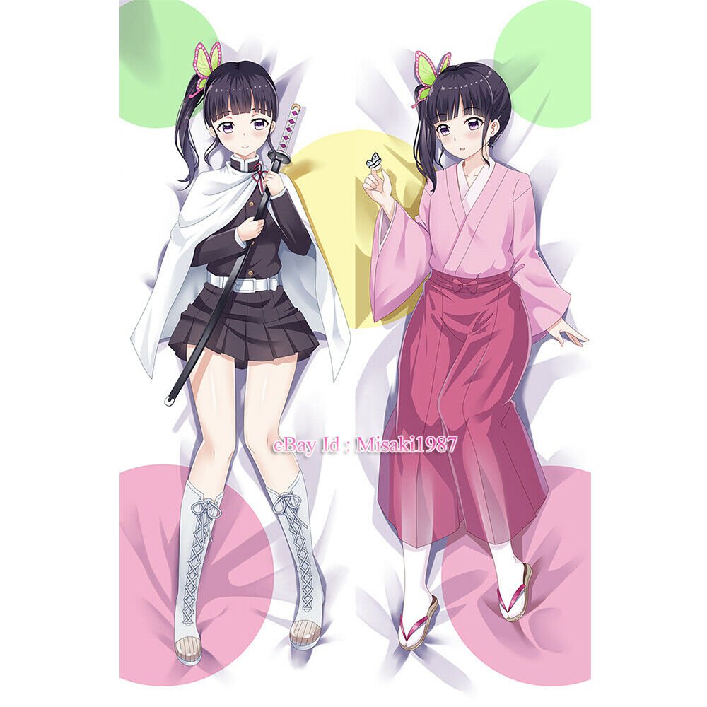 Demon Slayer Dakimakura Tsuyuri Kanao Anime Girl Hugging Body Pillow Case Cover