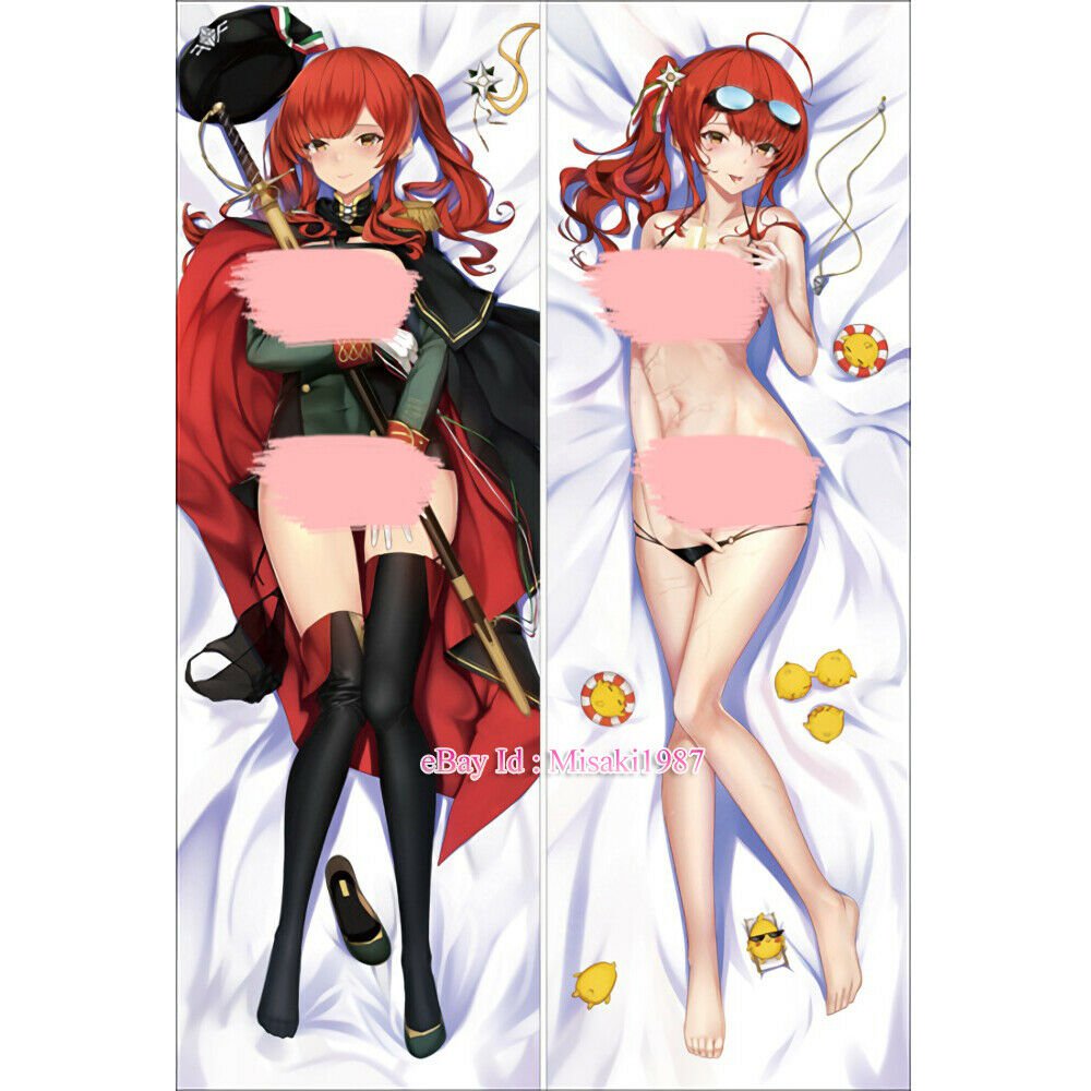 アズールレーン Azur Lane Zara Anime Girl Dakimakura Hugging Body Pillow Cover Case