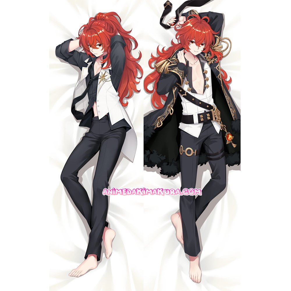 diluc body pillow