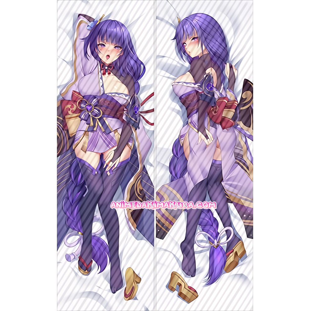 Genshin Impact Dakimakura Baal Raiden Shogun Body Pillow Case