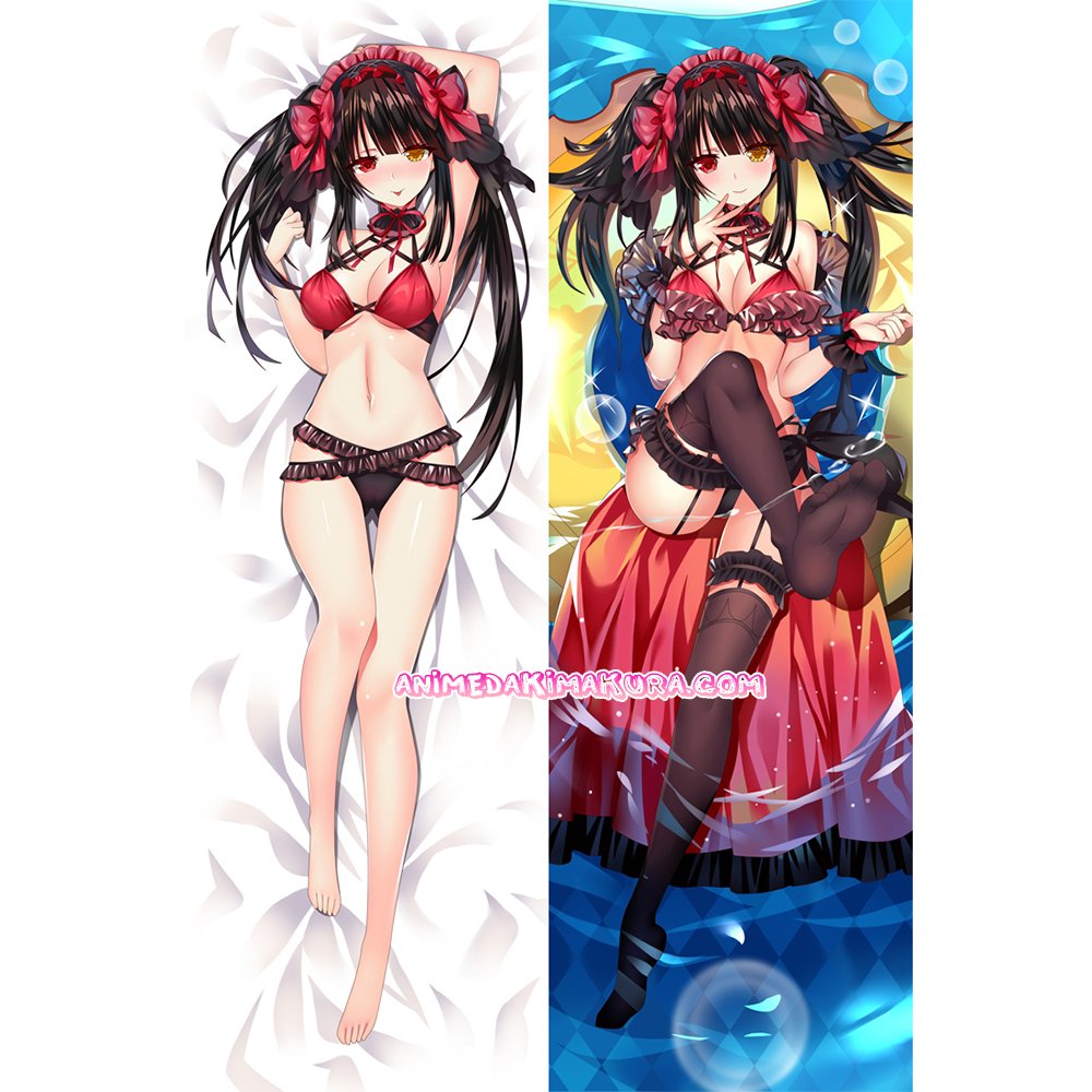 Date A Live Dakimakura Kurumi Tokisaki Body Pillow Case 35 