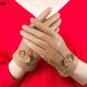 Women's Genuine Leather Gloves Sheepskin Gloves Windproof For Autumn And Winter