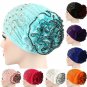 Women Muslim Turban Hat Chemo Cap Lace Head Wrap Scarf Cover Hijab Gift US