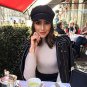 New Arrival Black Lace Embroidery Captain Hat Casual Rope Flat Cap Women