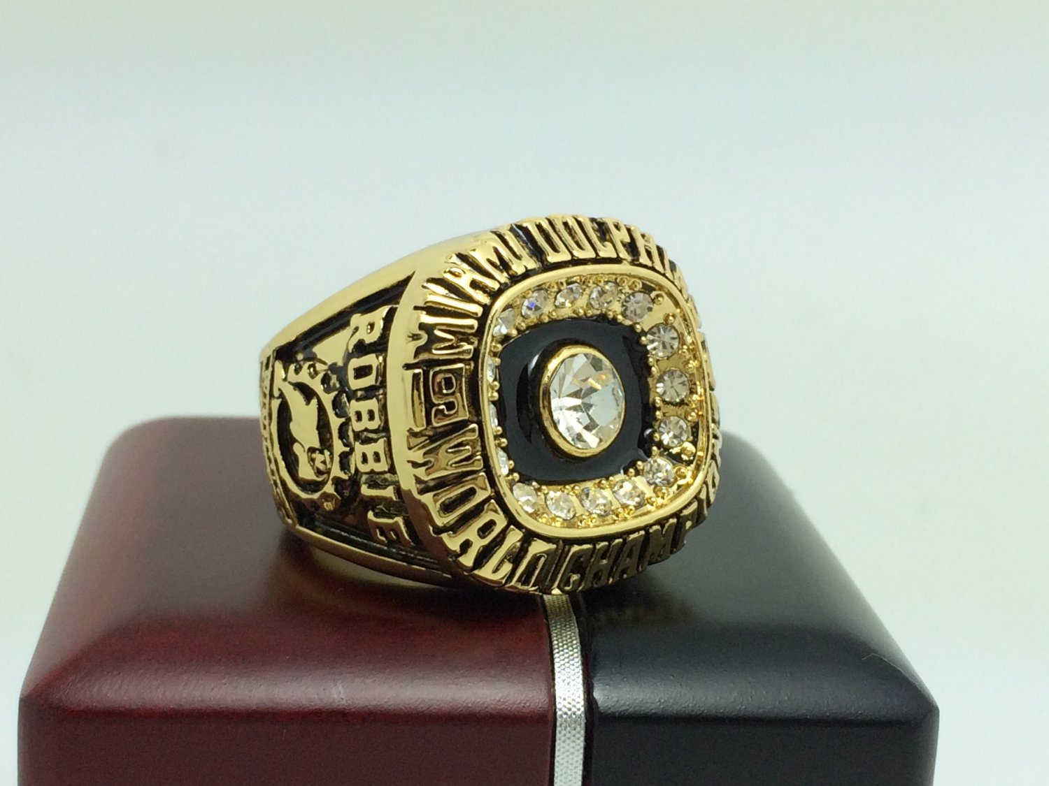 1972 Miami Dolphins super bowl Championship Ring 11 Size With wooden box