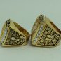 One Set 2Pcs 1997 1998 Denver Broncos super bowl Championship Ring 11 Size