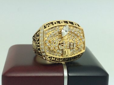 1999 St Louis Rams super bowl Championship Ring 11 Size With wooden box