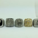 One set 5 pcs 1999 2003 2005 2007 2014  San Antonio Spurs Basketball NBA Championship Ring 10 Size