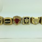Jordan Sets 6PCS 1991 1992 1993 1996 1997 1998 Chicago Bulls NBA Championship Ring 10S