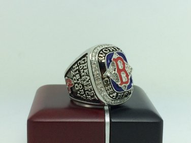 2004 Boston Red Sox world series Championship Ring 11 Size Name Anderson With wooden box