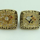 One Set 2 PCS 1992 1993 Toronto Blue Jays world series Championship Ring 11 Size