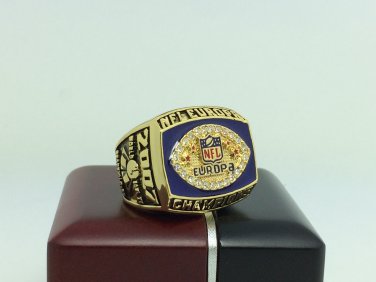 2007 Hamburg Sea Devils Europa NFL Championship Ring 11 Size With wooden box