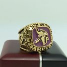 1973 Minnesota Vikings AFC super bowl Championship Ring 11 Size With wooden box