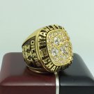 1987 Edmonton Oilers Stanley Cup Championship ring 11 Size With wooden box