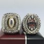 One Set 2PCS 2014 2015 Ohio State Buckeyes National Championship Ring 8-14 Size With wooden box