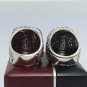 One Set 2PCS 2014 2015 Ohio State Buckeyes National Championship Ring 8-14 Size With wooden box