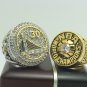 One set 2 PCS 1975 2015 Golden State Warriors Championship Rings 8-14S wooden box