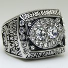 1980 Oakland Raiders super bowl Championship Ring 11 Size