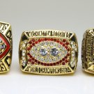 One Set 3pcs 1982 1987 1991  Washington Redskins super bowl Rings 11s high quality in stock