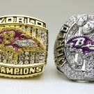 One Set 2 PCS 2000 2012 Baltimore Ravens super bowl Championship Ring 11 Size