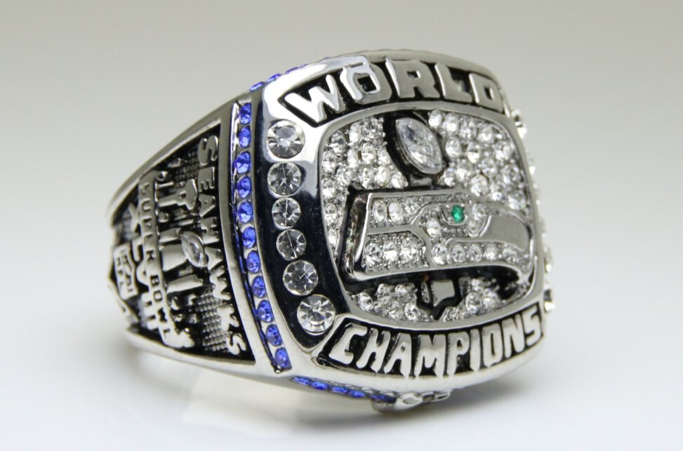Sale 2013 Seattle Seahawks XLVIII super bowl Championship Ring 715 Size