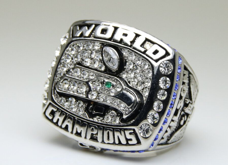 Sale 2013 Seattle Seahawks XLVIII super bowl Championship Ring 7-15 Size