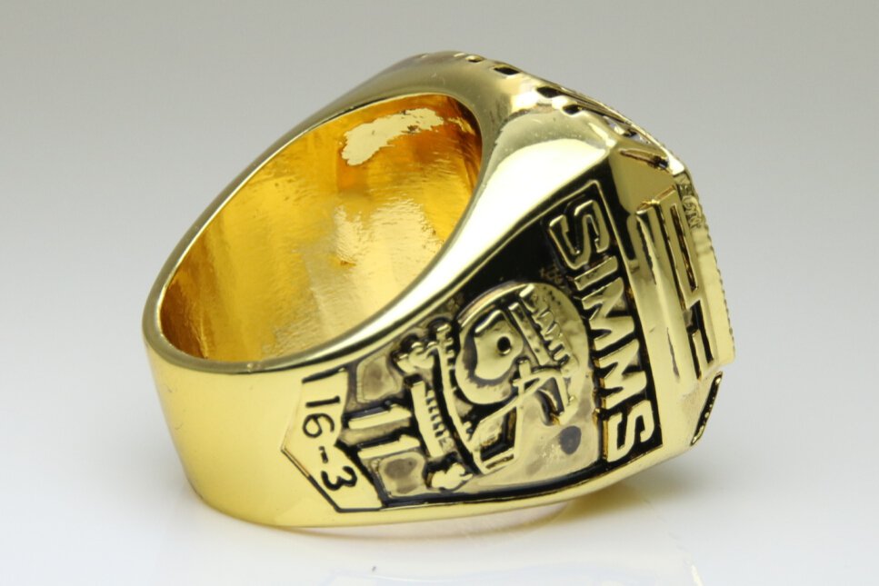 1990 New York Giants Super Bowl Championship Ring 11 Size