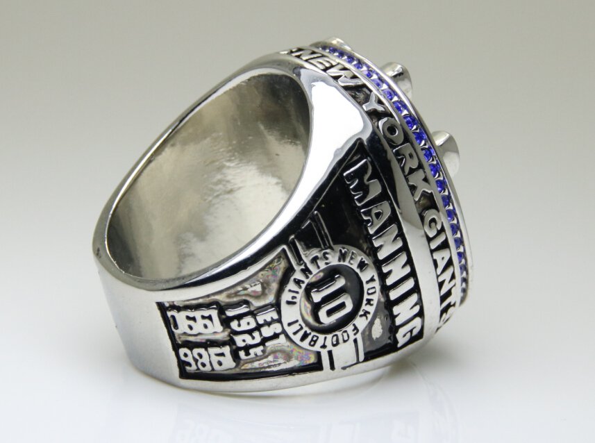 2011 New York Giants super bowl Championship Ring 11 Size