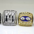 One Set 4 PCS 1986 1990 2007 2011 New York Giants super bowl Rings 11S