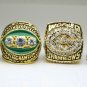 4PCS One Set 1966 1967 1996 2010 Green bay packers super bowl Rings 11 Size solic back in stock