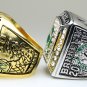 One set 2 PCS 1984 2008 Boston Celtics Basketball NBA Championship Ring 10 Size