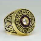 1982 Los Angeles Lakers  Basketball NBA Championship Ring 8-14 Size Name JOHNSON