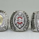 One Set 3PCS 2014 2015 Ohio State Buckeyes National Championship Ring 8-14 Size ingraved inside