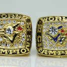 One Set 2 PCS 1992 1993 Toronto Blue Jays world series Championship Ring 11 Size