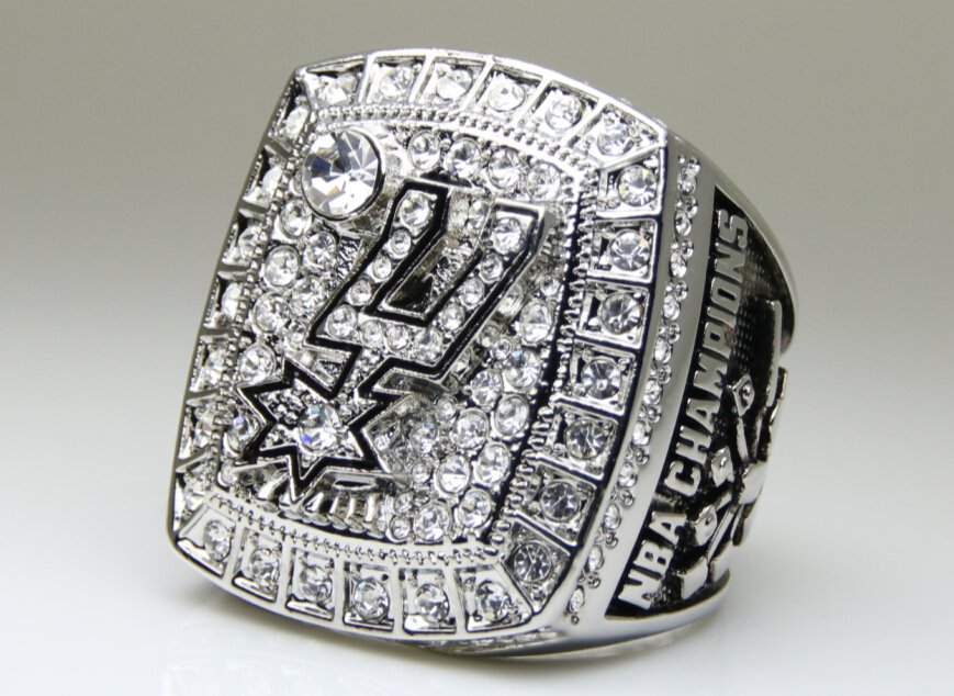 2014 San Antonio Spurs Basketball NBA Championship Ring Duncan name 10 Size