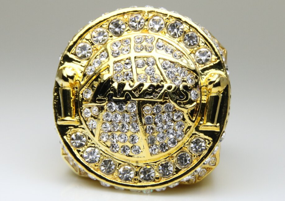 2010 Los Angeles Lakers Basketball NBA Championship Ring 10 Size