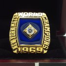 1969 New York Mets world series Championship Ring 8-14 Size With wooden box