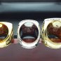 One Set 3 PCS 1985 2014 2015 Kansas City Royals Championship rings 8-14S wooden box