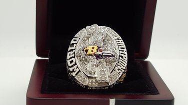2012 Baltimore Ravens super bowl Championship Ring 8-14S copper solid ingraved inside