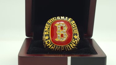 1986 Boston Red Sox AL world series Championship Ring 11 Size Name WAGNER